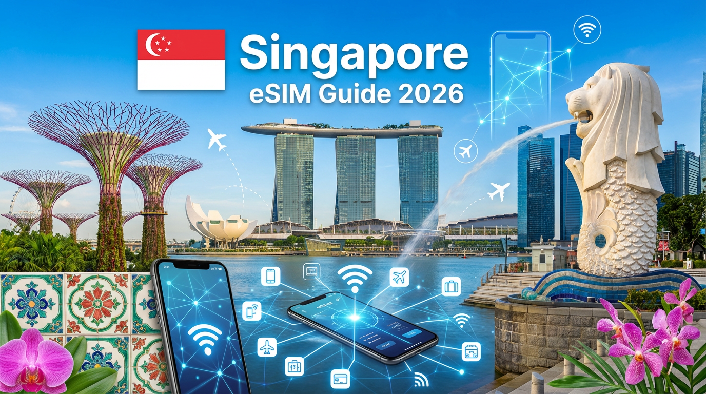 Best eSIM for Singapore 2026: Tourist Data Plans for the Lion City