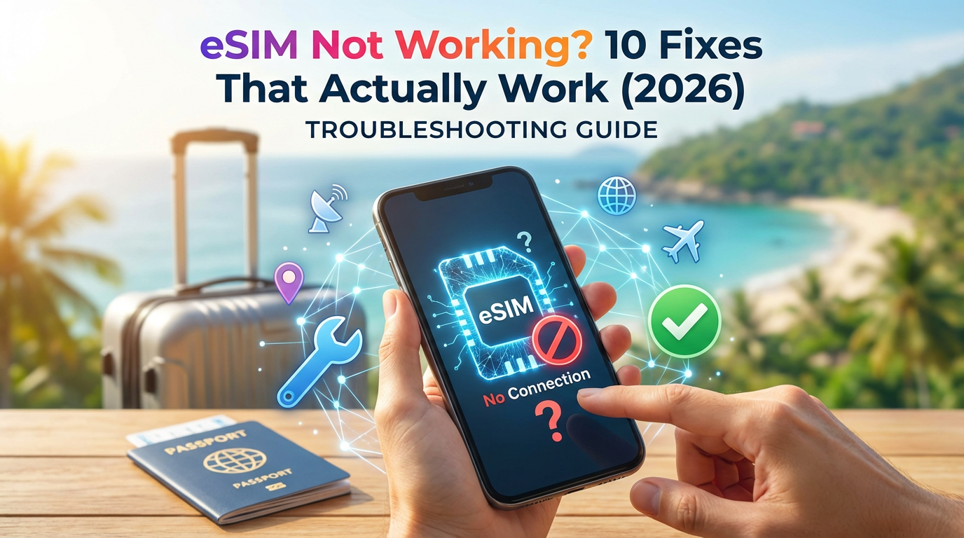 eSIM Not Working? 10 Fixes That Actually Work (2026)