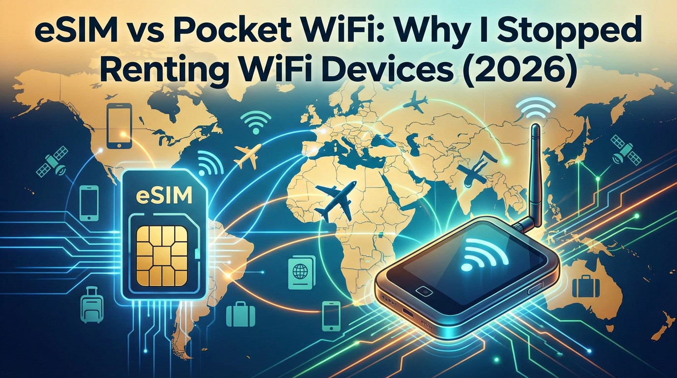 eSIM vs Pocket WiFi: Why I Stopped Renting WiFi Devices (2026)
