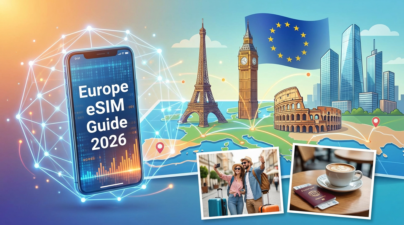Best eSIM for Europe 2026: Cheapest Multi-Country Data Plans
