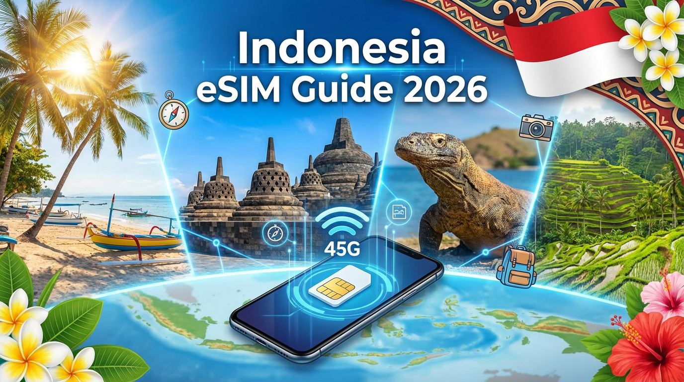 Best eSIM for Indonesia 2026: Bali, Jakarta & Island Hopping Data Plans