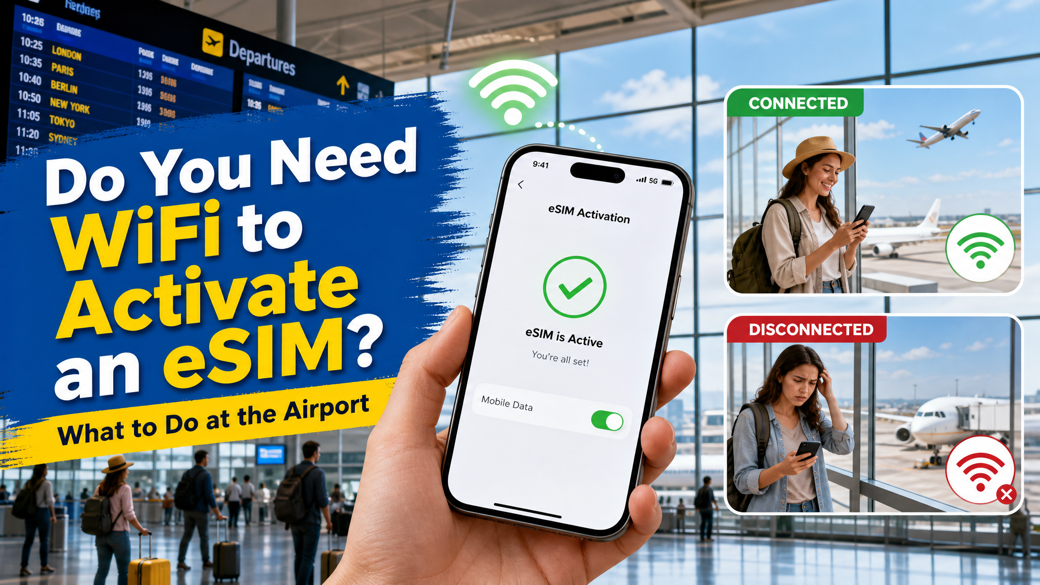 Do You Need WiFi to Activate an eSIM? What to Do at the Airport