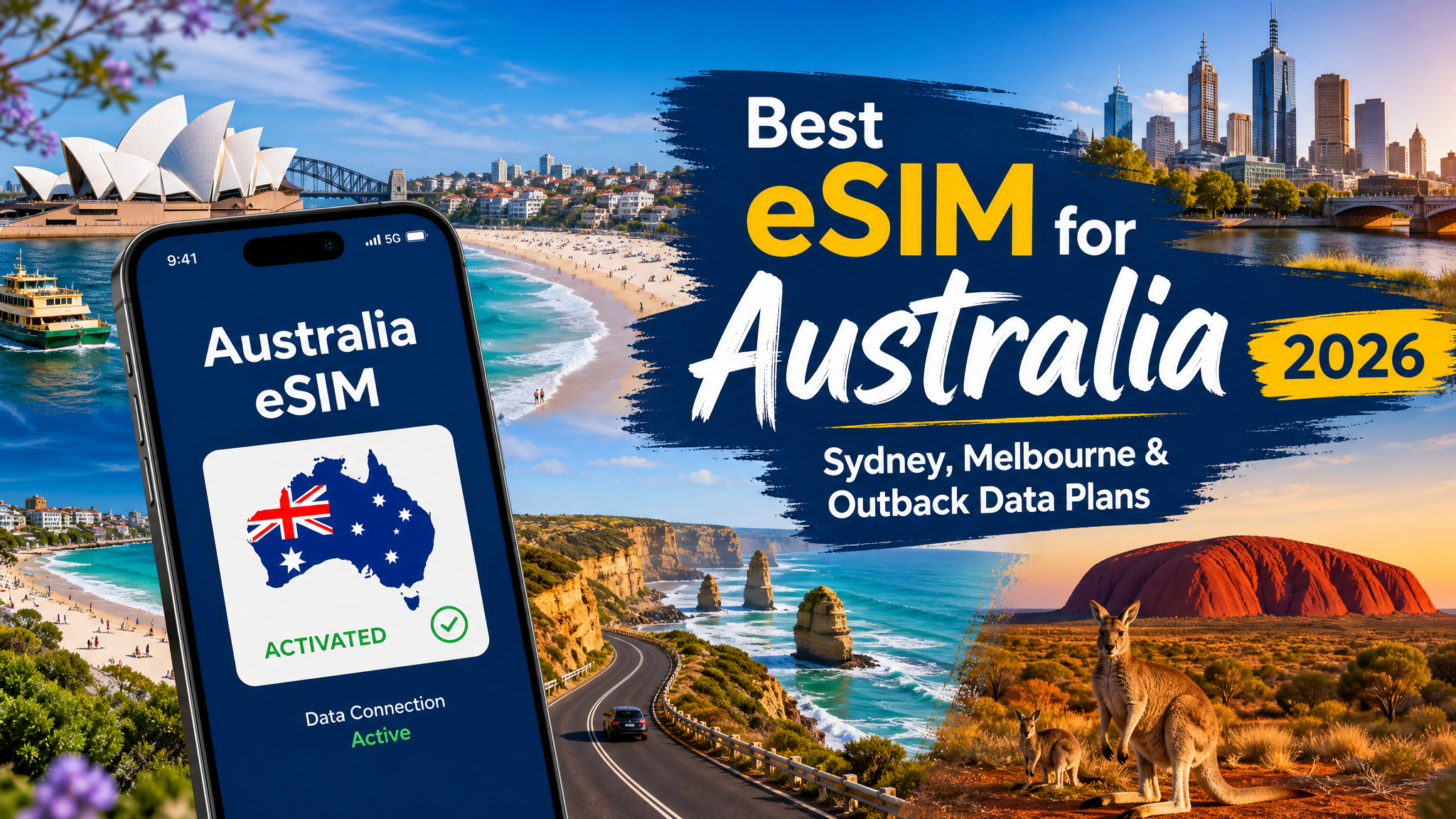 Best eSIM for Australia 2026: Sydney, Melbourne & Outback Data Plans